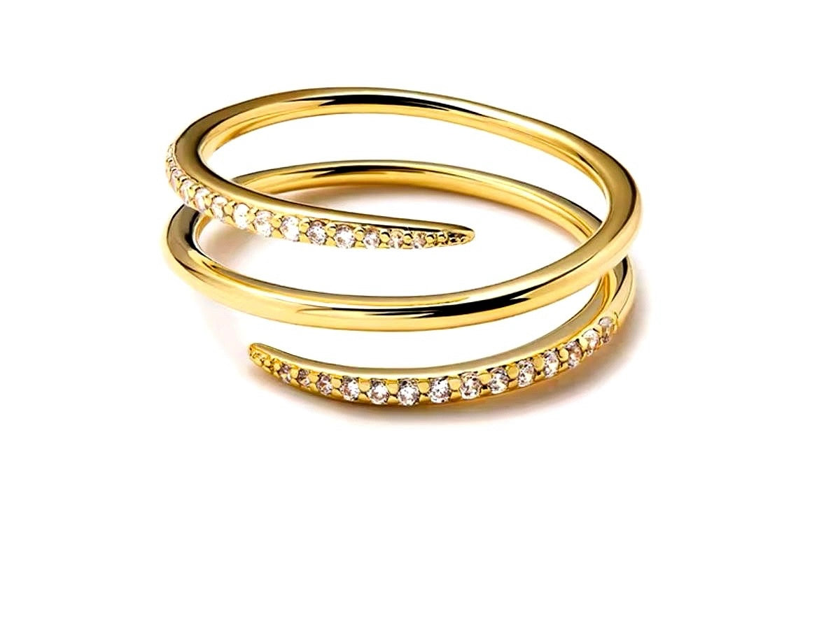 Lux Spiral Ring