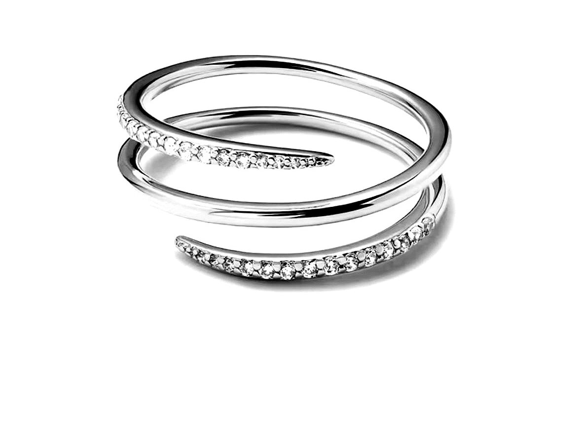 Lux Spiral Ring