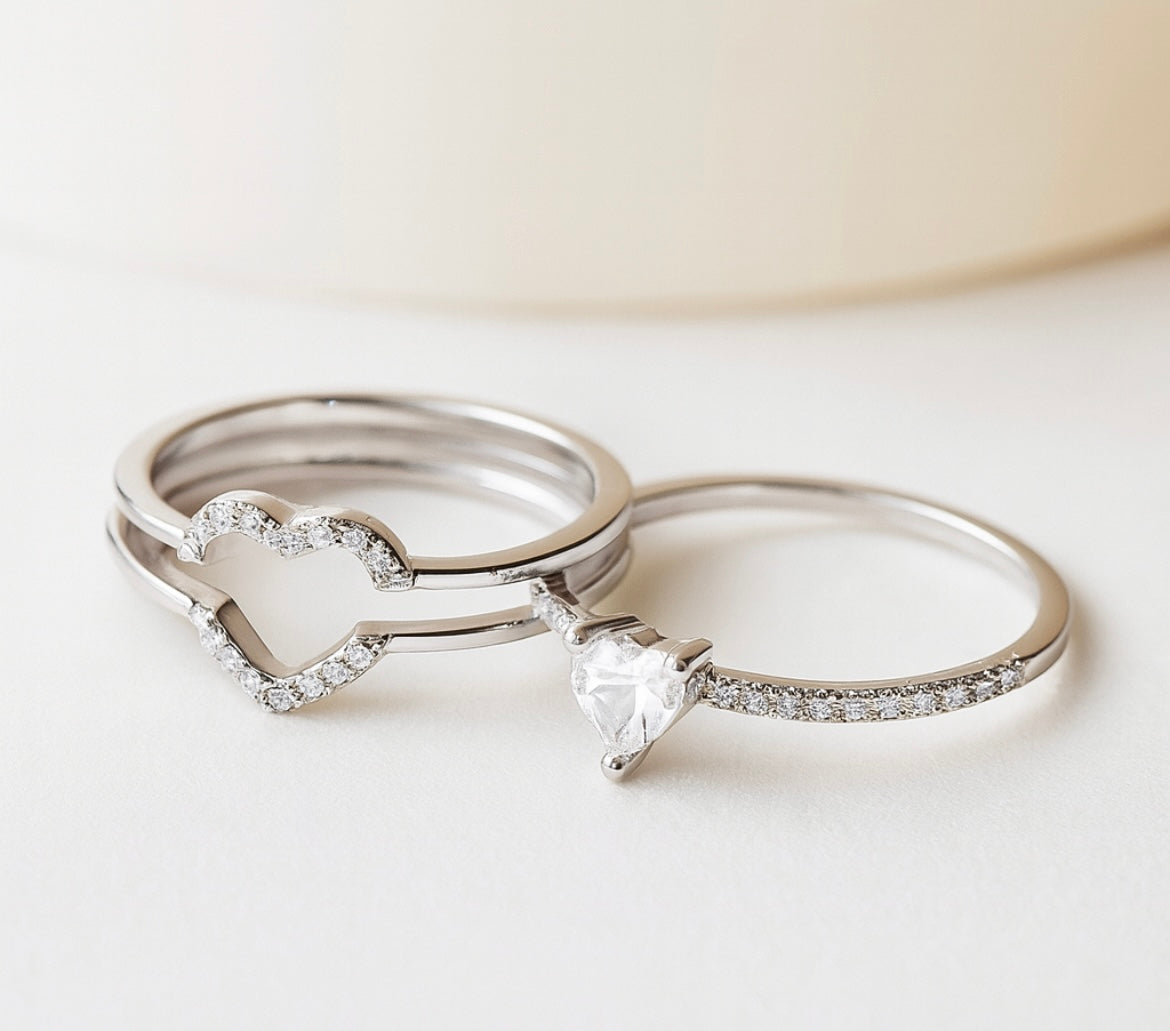 Diamond Kiss Ring