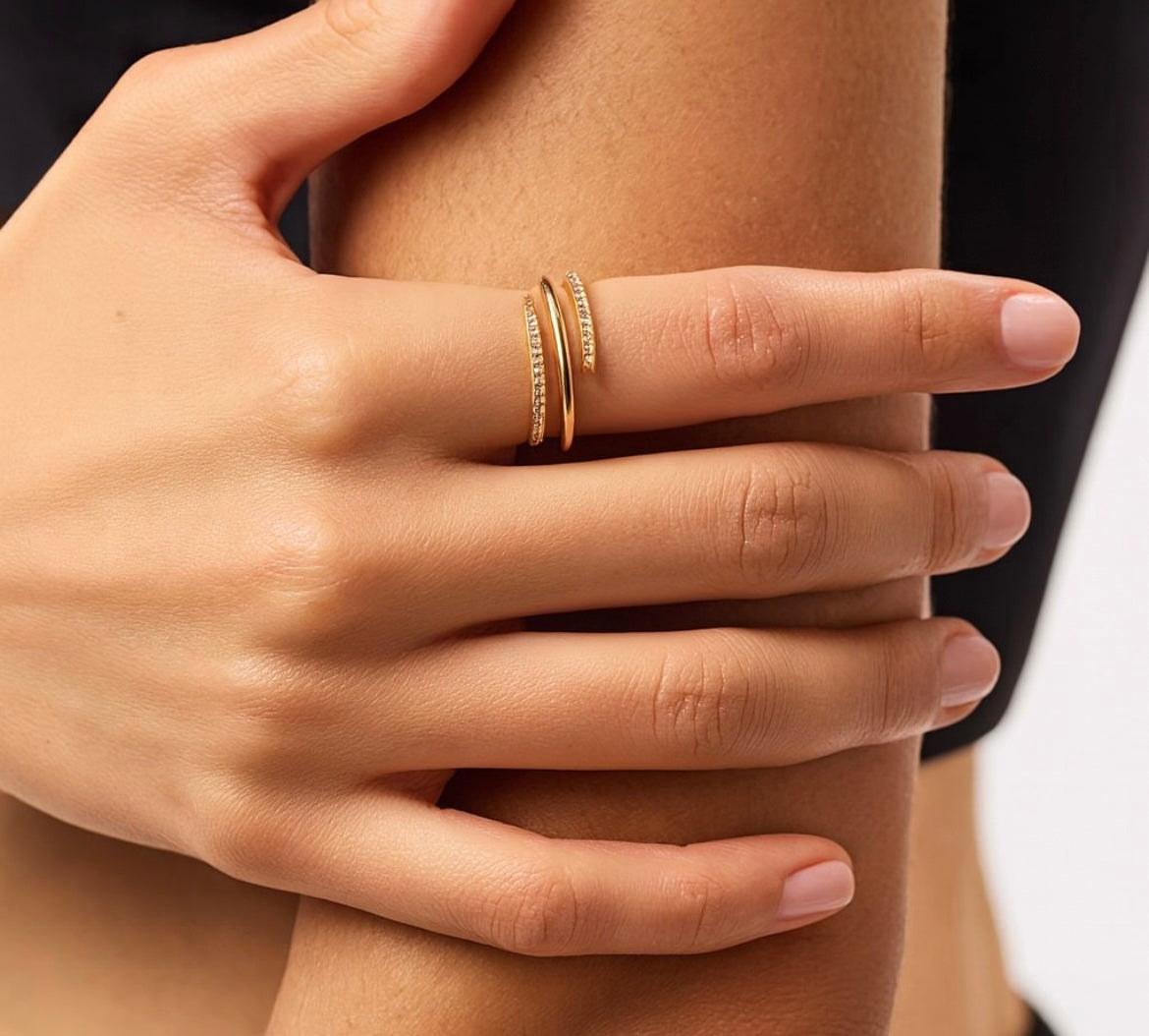Lux Spiral Ring